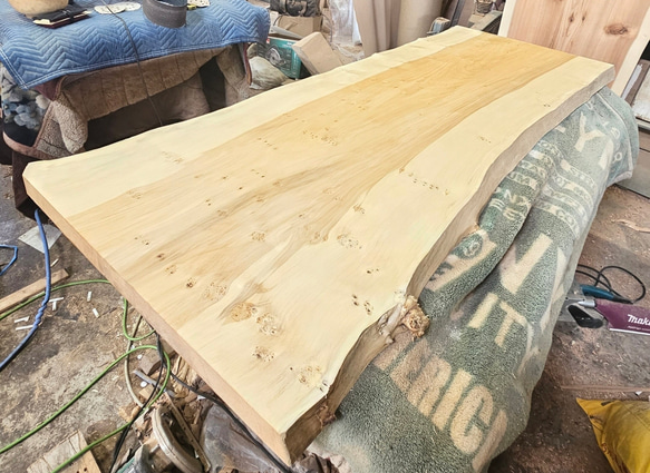 イチョウ 一枚板 ダイニング テーブル 銀杏 トチ ウォールナット  