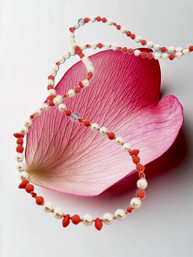 ロングパールネックレス