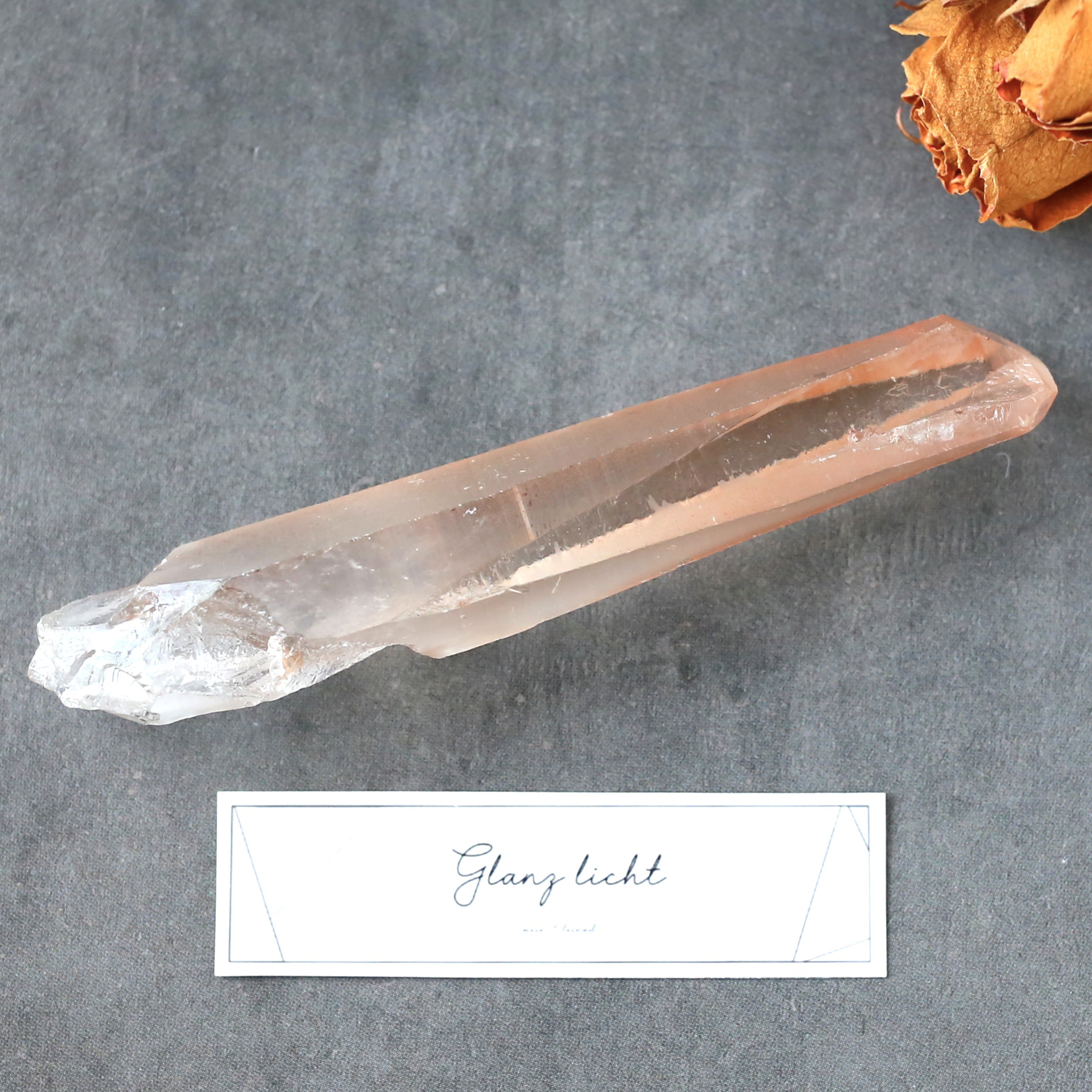 希少！タビー型 ピンクレムリアンシード クリスタル 水晶 鉱物 原石 希少 カブラル鉱山