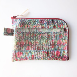 タカヒロ◎Handmade L字型ファスナーポーチ❣️◎5点セット Palm-sized] I made an L-shaped zipper pouch that makes it