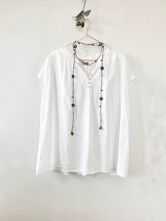 小花のラリエットgreen 4枚目の画像