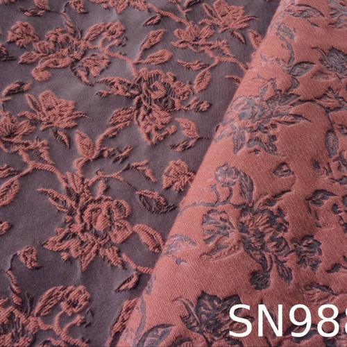 長さ2m ジャガード生地 大判 7色 花柄 ウール混紡 韓国風 布 ぬの きじ