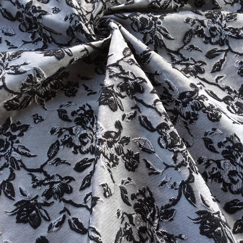 長さ2m ジャガード生地 大判 7色 花柄 ウール混紡 韓国風 布 ぬの きじ