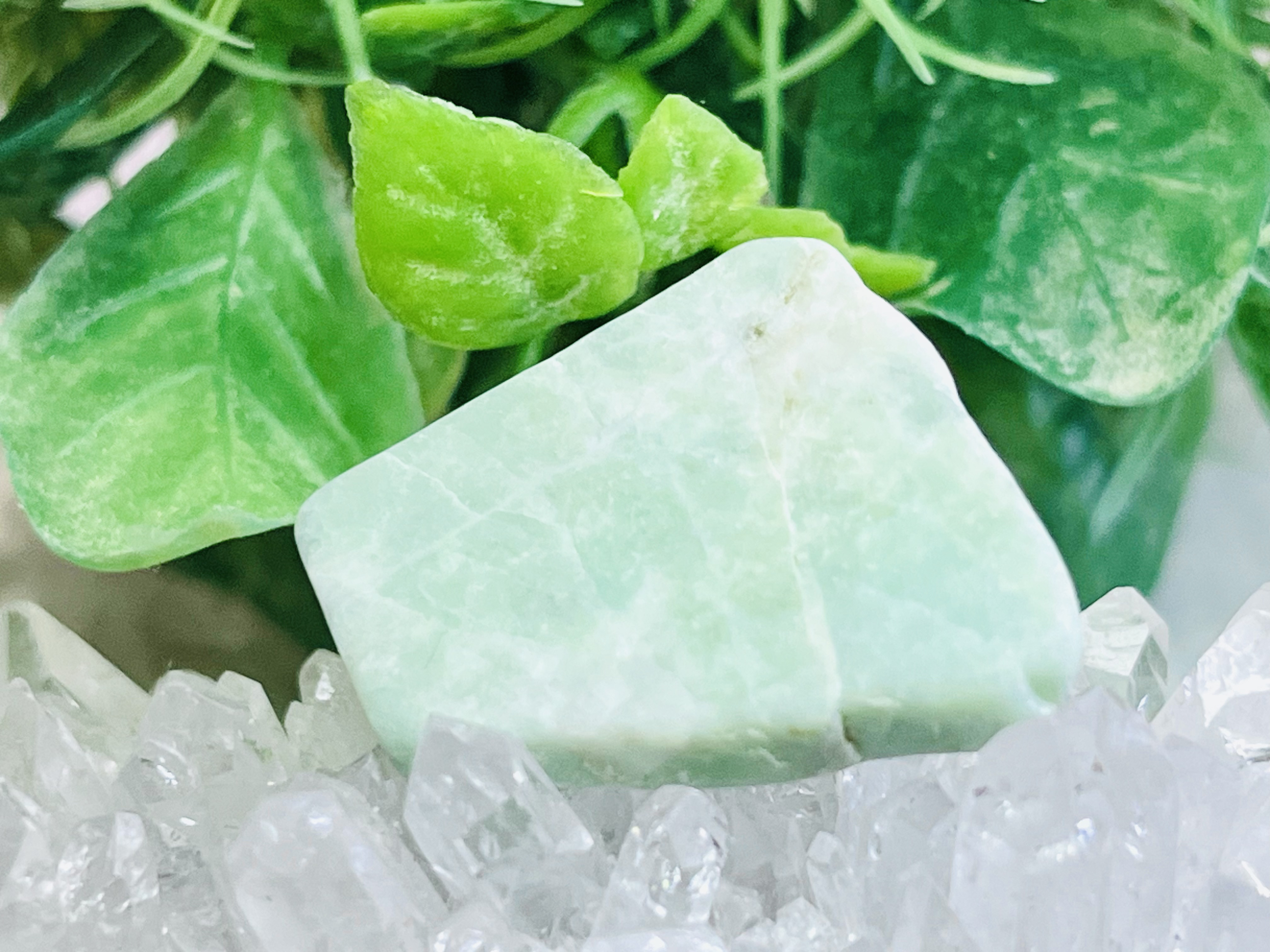 成功と繁栄✨　糸魚川産　硬玉翡翠　原石　ジェダイド　タンブル