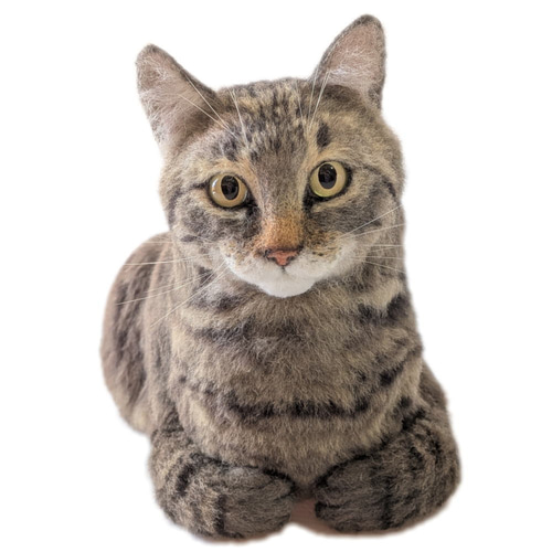 羊毛フェルト　猫 『ジュン様』専用ページ 羊毛フェルトキット 『植毛レッスンキット サバトラ H441-646