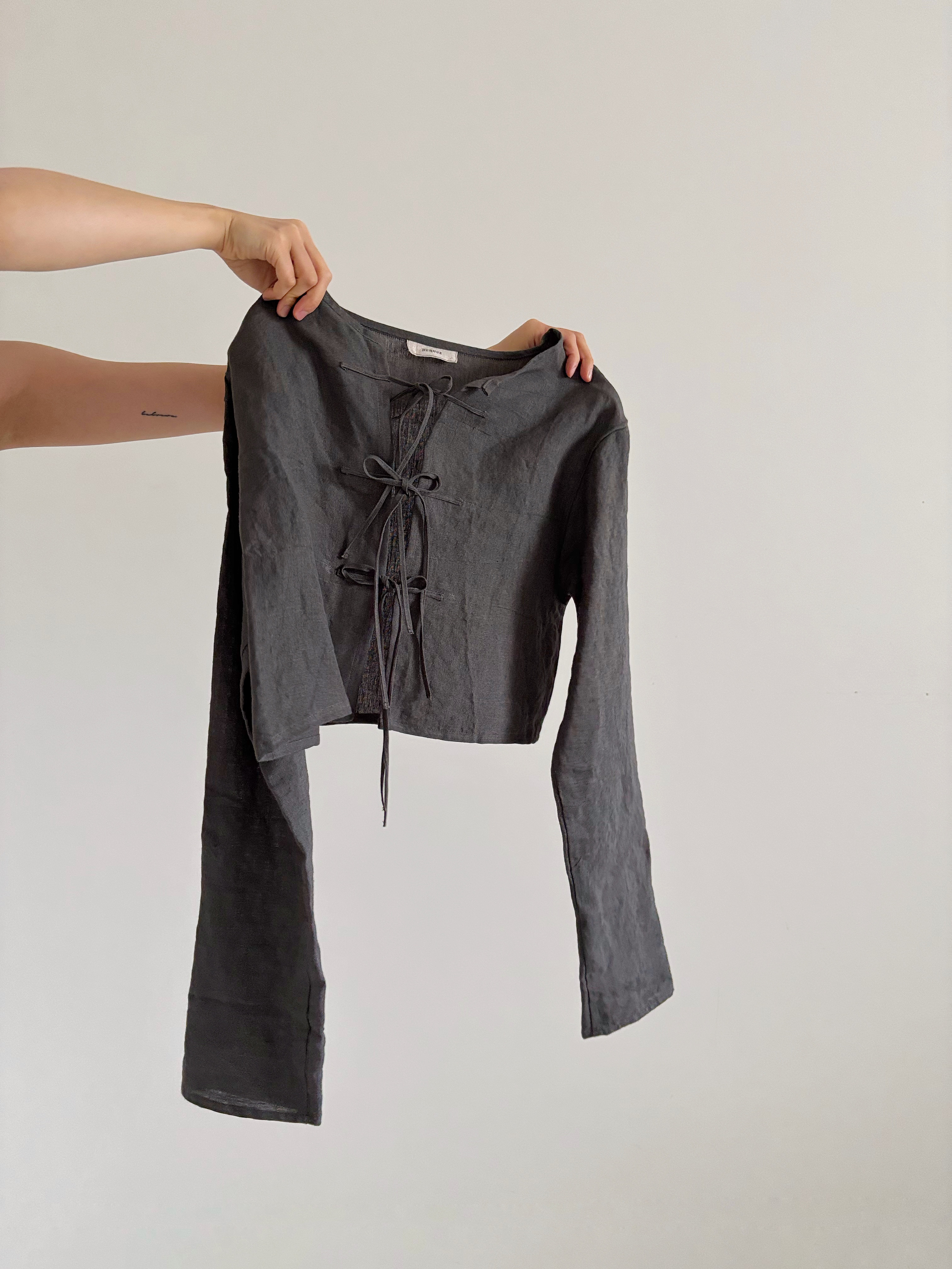 バイオウォッシュリネンのジャケット