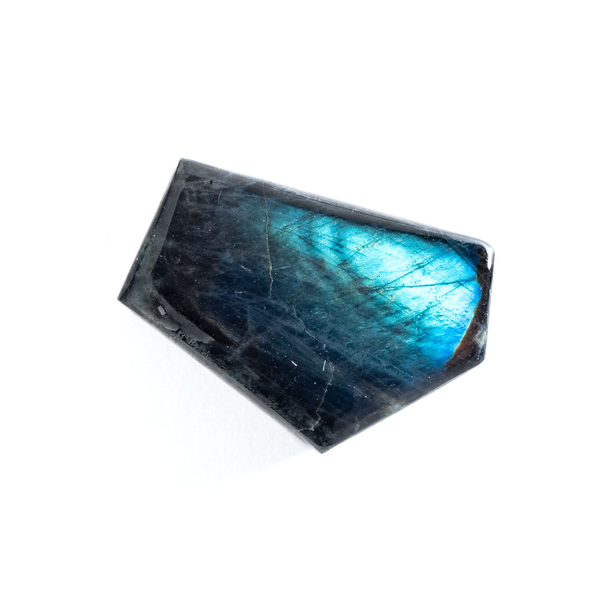 【艶めくブラックxスペクトロ光】スペクトロライト 15.20ct