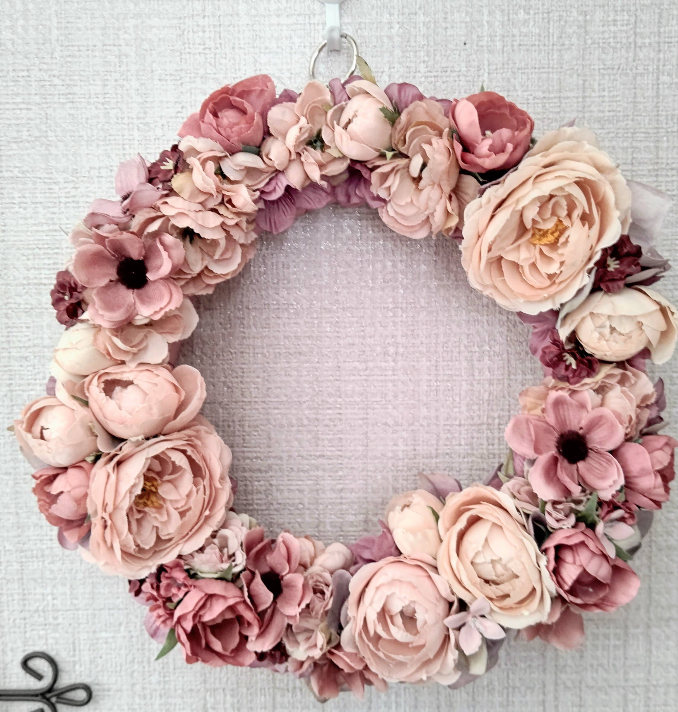 ♡大人上品シックカラ一のアーティフィシャルフラワーリ一ス♡