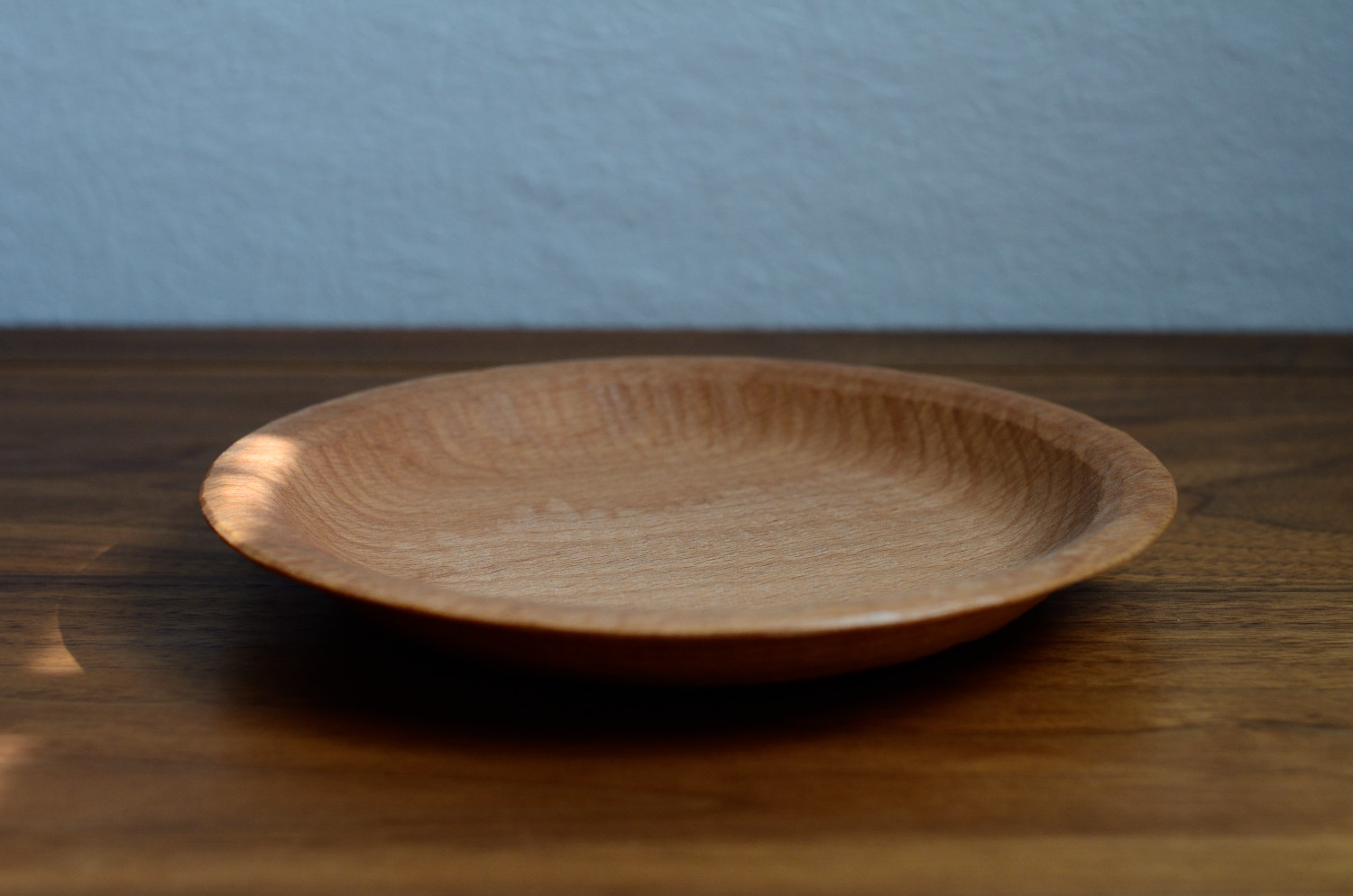 ブナのリム皿180　オイル仕上げ