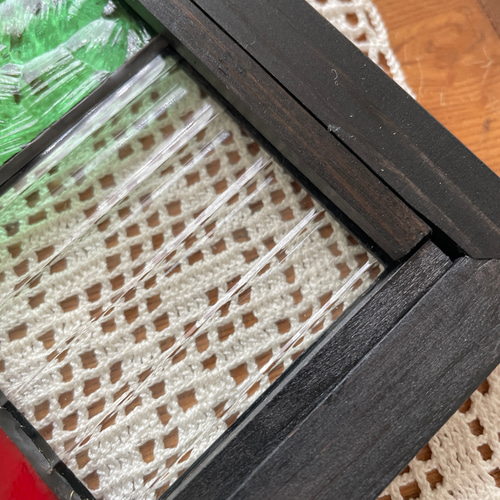 ステンドグラス パネル 和モダン 格子戸 その他インテリア雑貨