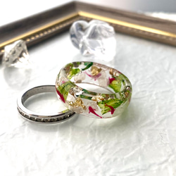 no.8 ハンドメイド　レジンリング no.8 ハンドメイド レジンリング