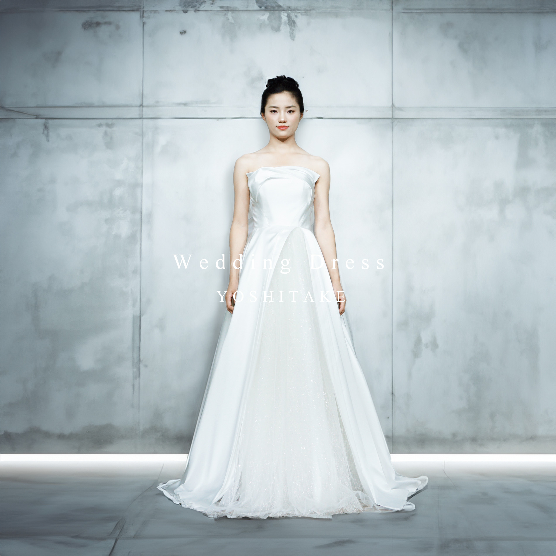 【オーダー制作】ウエディングドレス.白.サテン.ラメチュール.Aライン.リボン.Y2202 59,840円