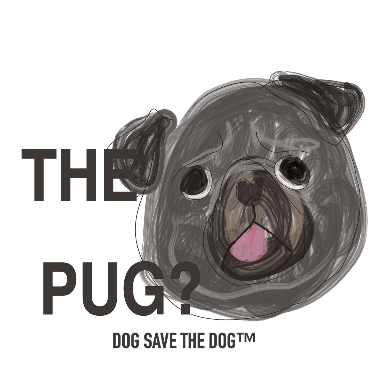 \名入れ可/ 半袖Tシャツ【パグ】