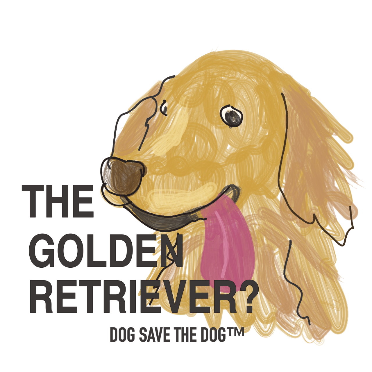 \名入れ可/ 半袖Tシャツ【ゴールデンレトリバー】