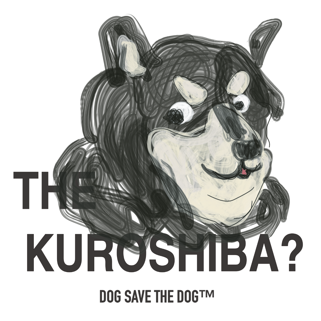 \名入れ可/ 半袖Tシャツ【黒柴】