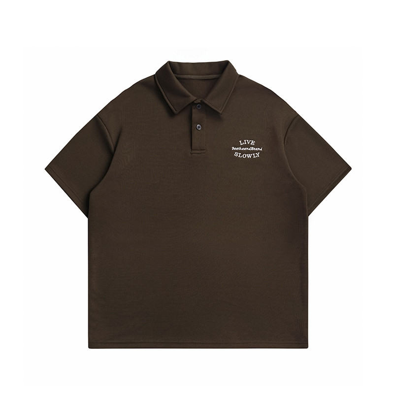 小众デザイン立体文字デコレーションTシャツ メンズレディース ロングスリーブ フリースリーブ ネイティブ半袖シャツ 夏用