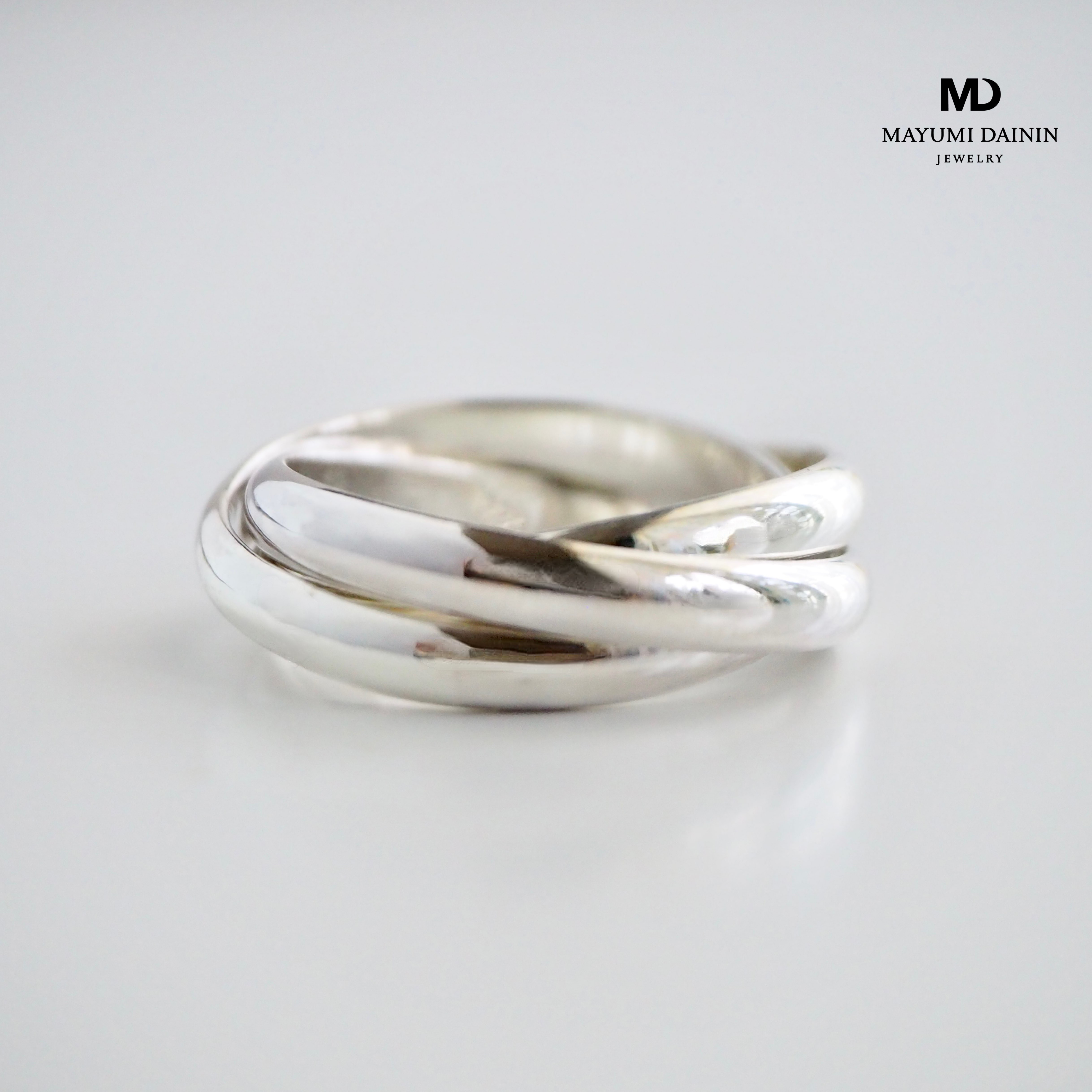 トリニティ リング -daily- Trinity 3連 大ぶり ボリューム シルバー 指輪 シンプル デイリー