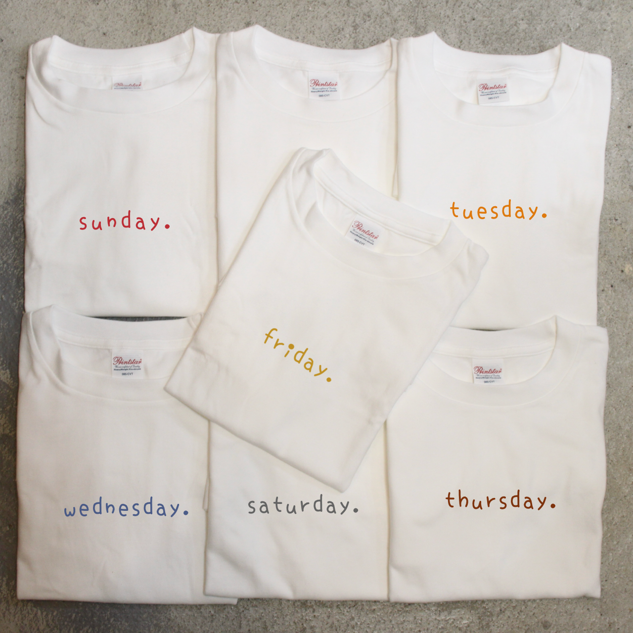 一週間Tシャツセット