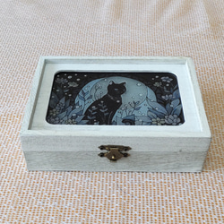 黒猫さんのBOX アンティーク風（夜空） その他ケース ねこプラス 通販