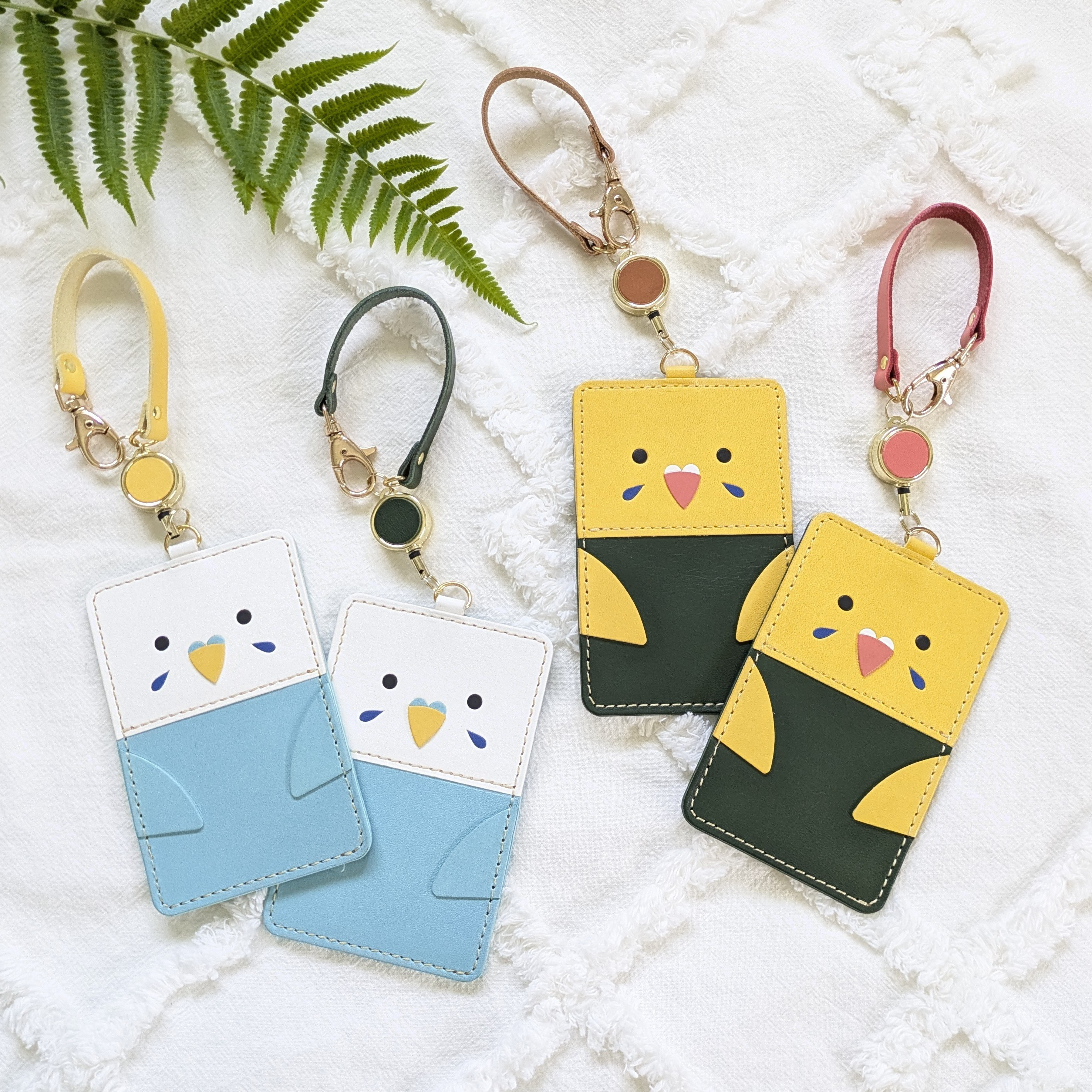 カラフルインコのお出かけパスケース／ＩＣカードケース