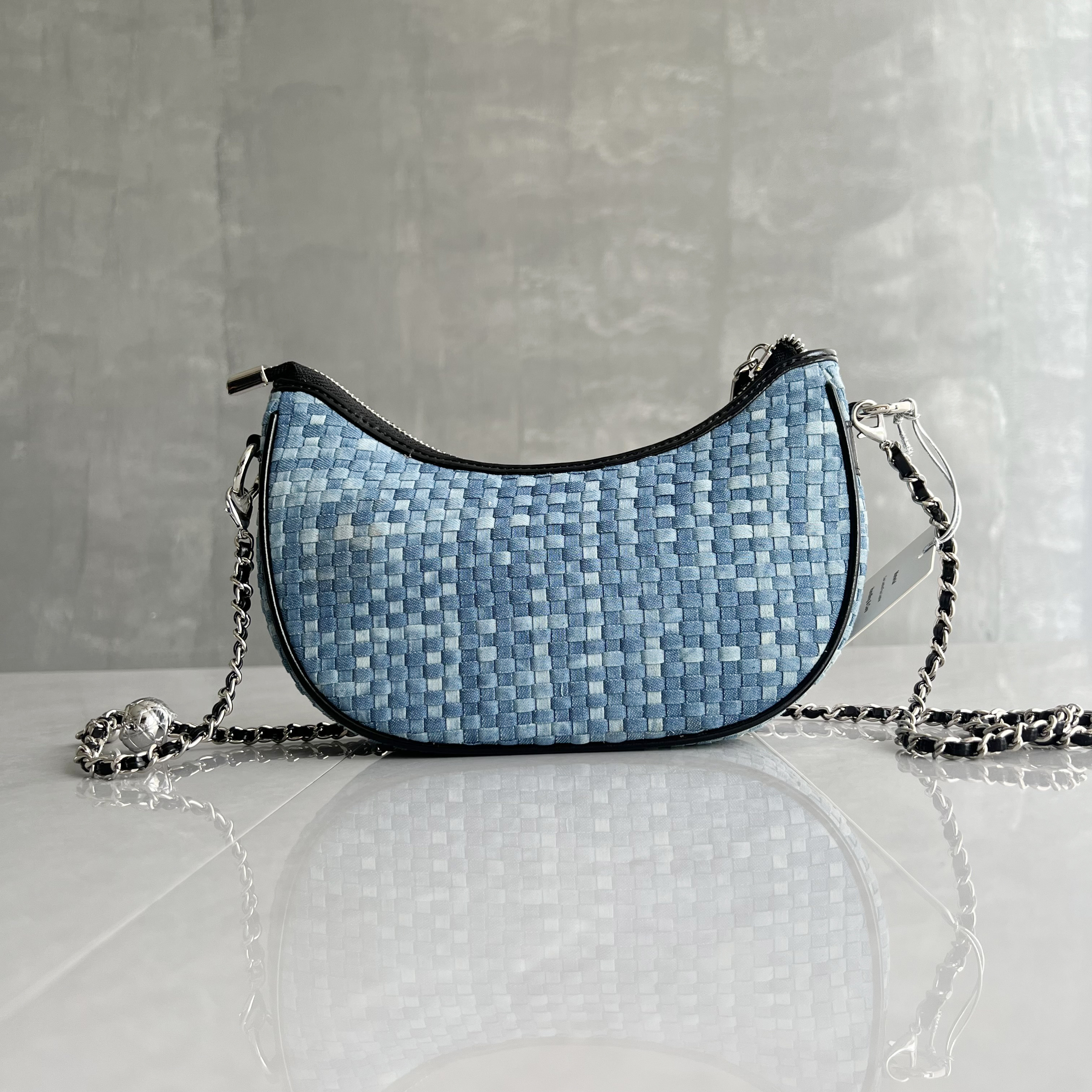 高品質手編み牛革チェーンバッグがトレンドワンショルダーショルダーバッグにぴったりです