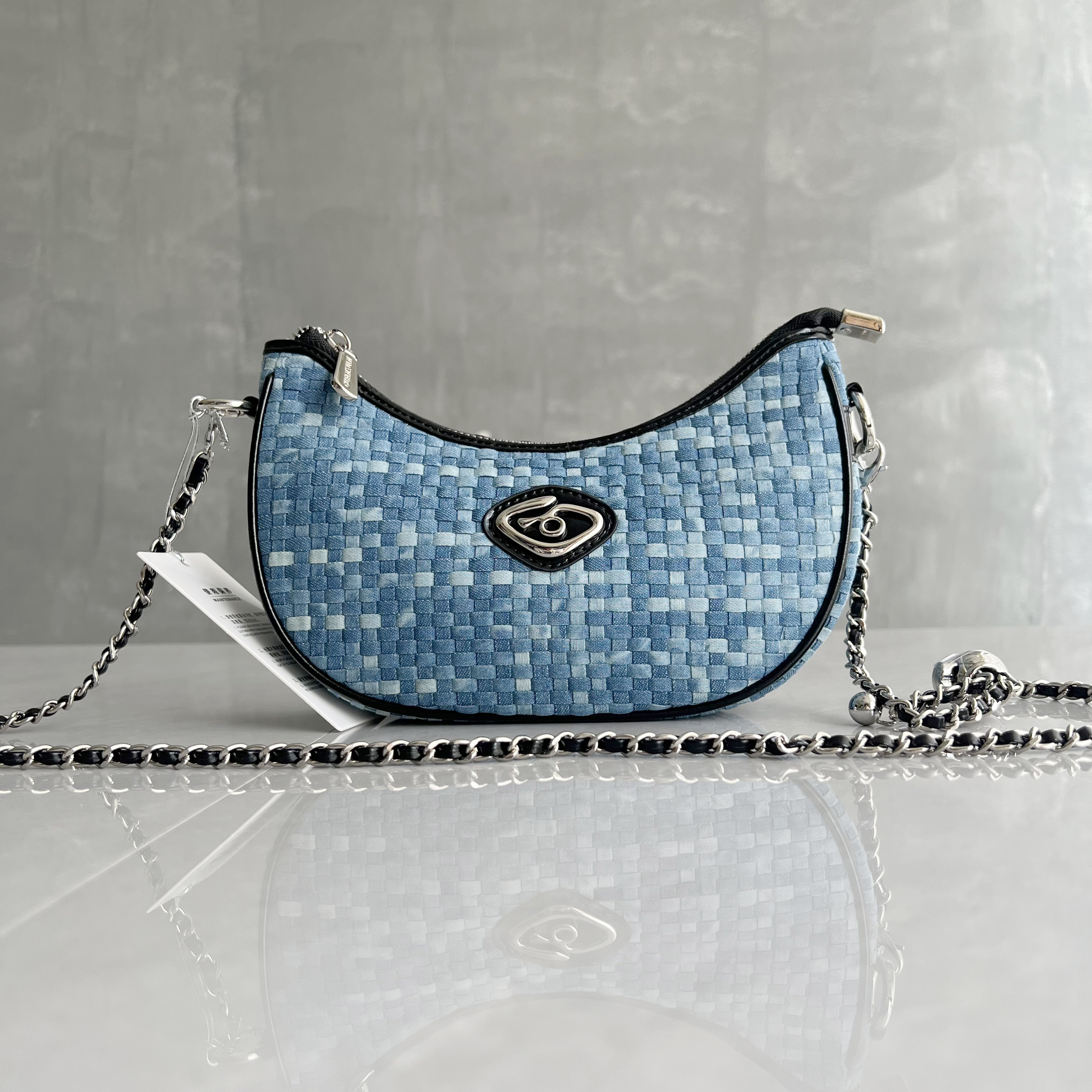 高品質手編み牛革チェーンバッグがトレンドワンショルダーショルダーバッグにぴったりです