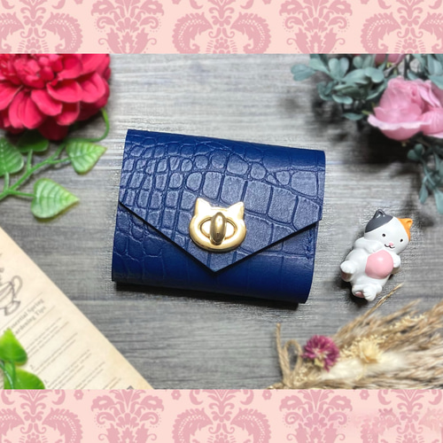 ❤【新作♪】【可愛さ×高級感♪】お洒落可愛い猫モチーフの総本革