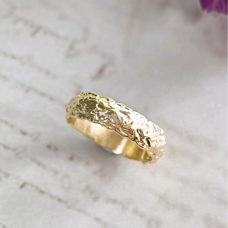 ［k10］Yura ~ユラ~ ―歪みや揺らぎの中に宿る美しさ―  ゴールドシルバー　メンズ　レース　クリア　海　結婚指輪