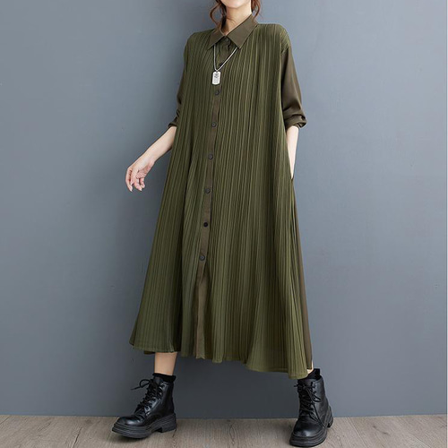 大きいサイズ エコレザー　ワンピース　レディース フェイク　秋冬　春 新品 長袖 大きいサイズ エコレザー ワンピース レディース フェイク 秋冬