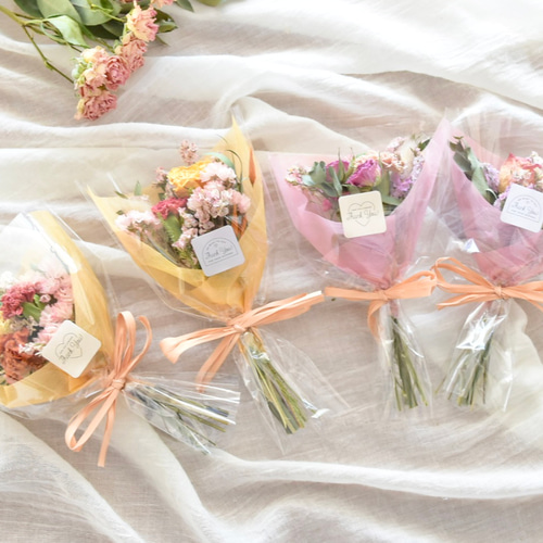 ミニブーケ₊＊プレゼントブーケ＊プチギフト＊ドライフラワー