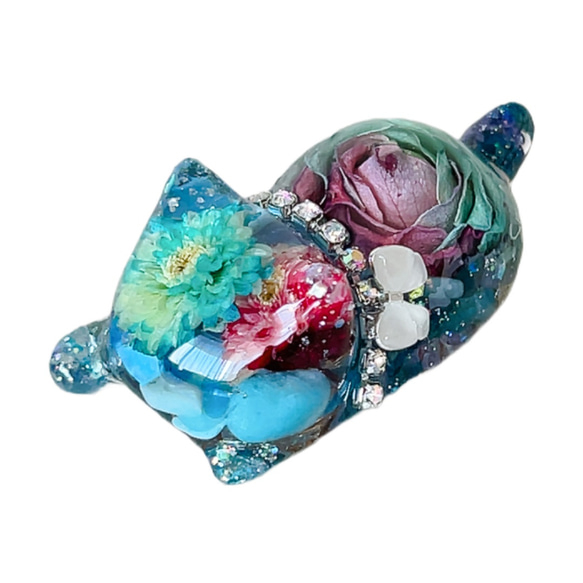 【やま】スーパーセブンのねこちゃん形オルゴナイト☆他８点 オルゴナイト☆猫ちゃん やま】スーパーセブンのねこちゃん形