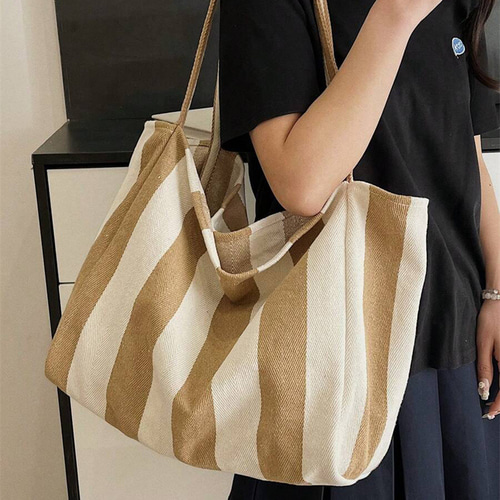 ■ TOTEME ■ ストライプ キャンバス地 トートバック セール】B:MING by BEAMS / ストライプ キャンバス トート