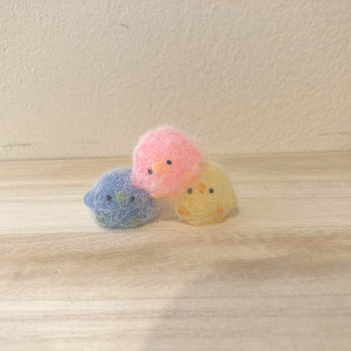 もちもち♪ひよこちゃんスクイーズ 3色セット その他雑貨 ぽめまる