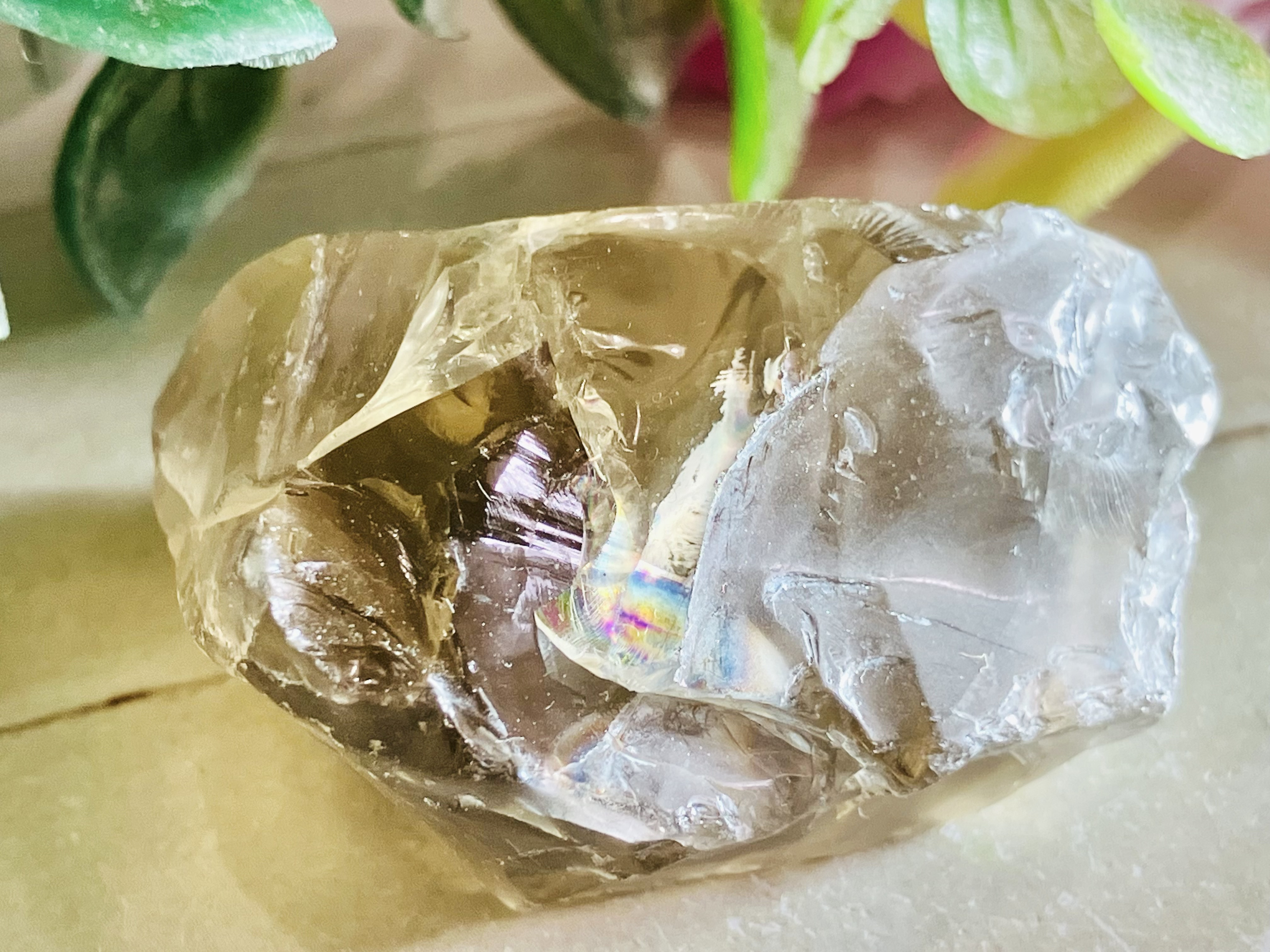 変革の石✨  レインボー　オウロヴェルデクォーツ メタモルフォーゼス　原石