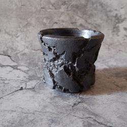 4号鉄砂黒鉢183 塊根植物 多肉植物 盆栽 植木鉢 作家鉢 鉢皿 沖縄