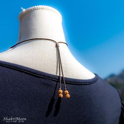 【受注制作 三種の神器・勾玉！成功と繁栄のお守り！高品質！ミャンマー産翡翠】4WAY ルドラクシャハーフマーラー 10枚目の画像