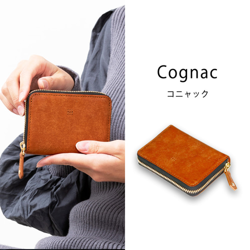 satto pro コンパクト財布ナポリ お札は折らず・膨れない新構造を実現したラウンドZIPミニ財布