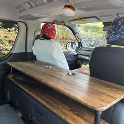 ハイエース セカンドテーブル 車中泊 ハンドメイド アウトドア 200系 トヨタ ハイエース セカンドテーブル 910mm ハンドメイド キャンプ 車