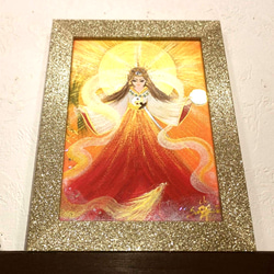 風水開運絵画　九色九尾狐 きつね スピリチュアル　光狐　大願成就　正財金運　稲荷 風水絵画 九色九尾狐 きつね 光狐 大願成就 正財 稲荷 平和 繁栄