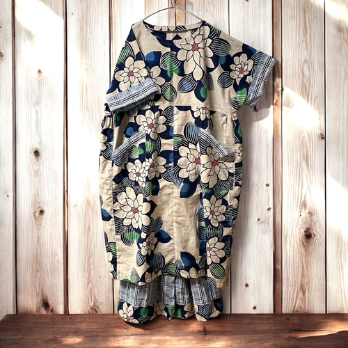 浴衣リメイク♥️チュニック&ワイドパンツのセットアップ♥️ 浴衣