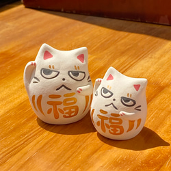 ハミルトンコレクション ホワイトキャット 招き猫 花柄の猫の置物 ハンドメイド 楽天市場】Floyd Fortune Cat Heart フロイド フォーチュン