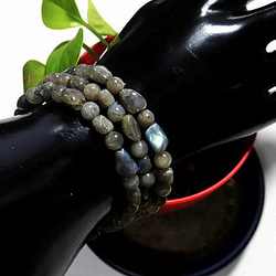 グリーンルチル10.5mm玉ブレスレット 内周19cm 200720857保証有り