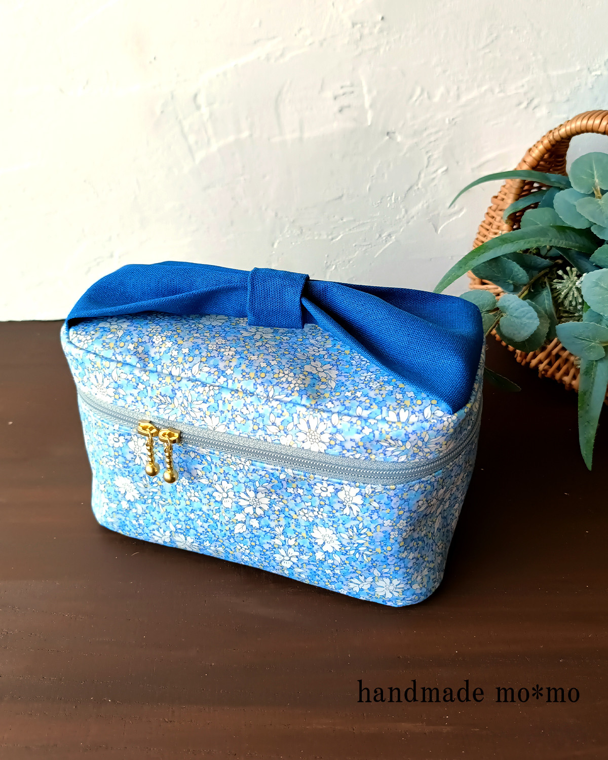 リバティプリント　バニティポーチ　カペルペッパー　4586