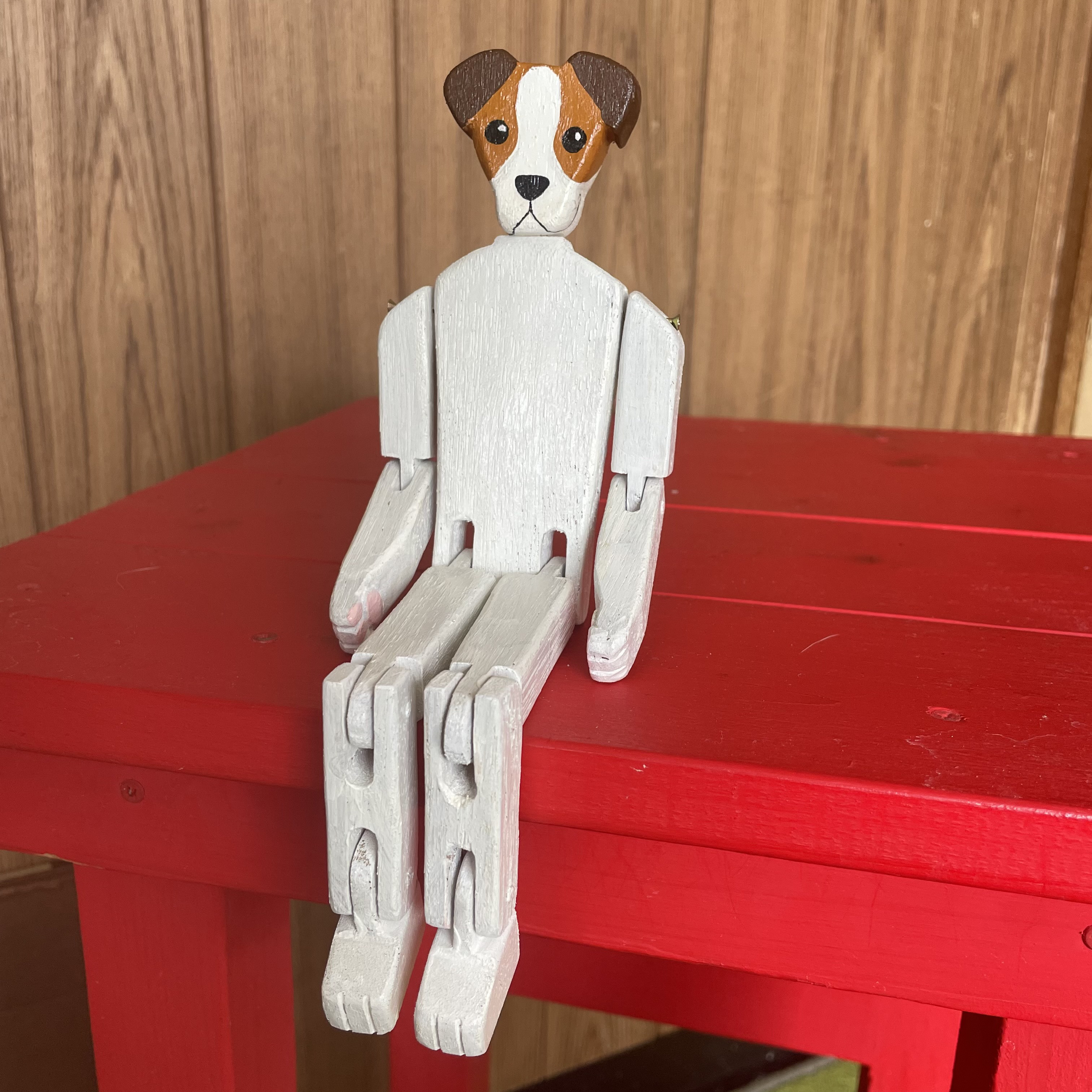 ジャックラッセルテリアのリンバージャック(棒&板付き)★受注生産★
