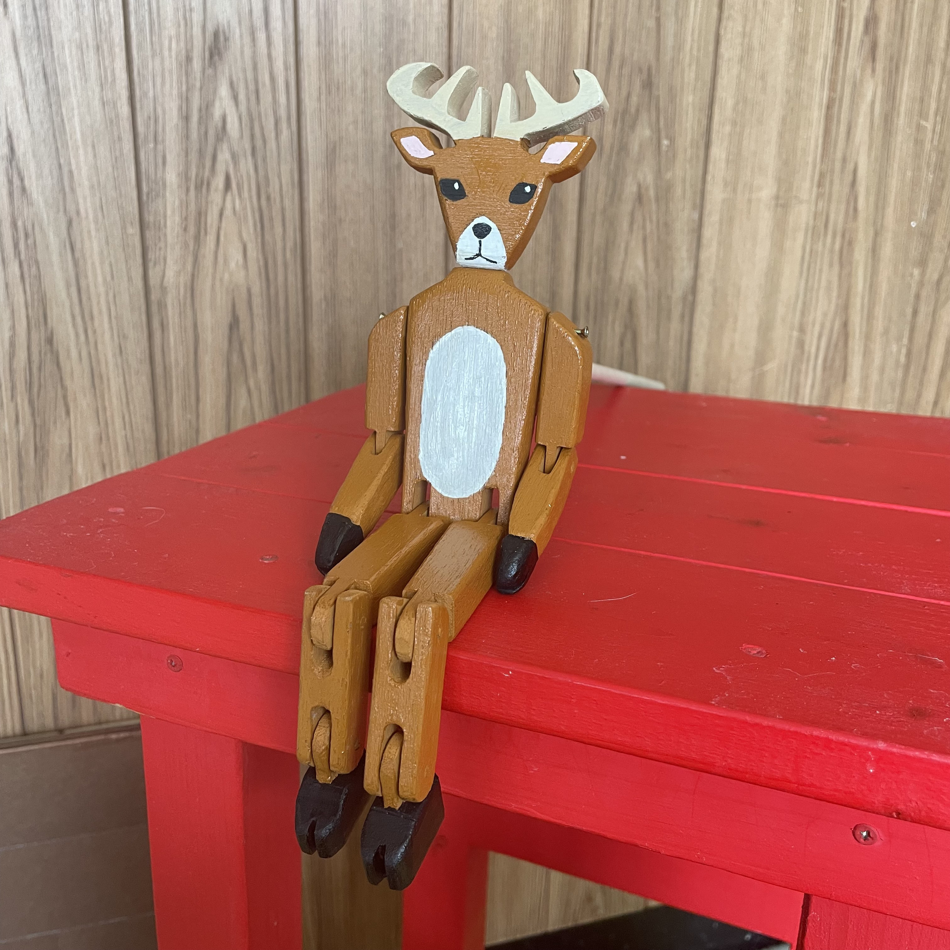 シカのリンバージャック(棒&板付き)★受注生産★