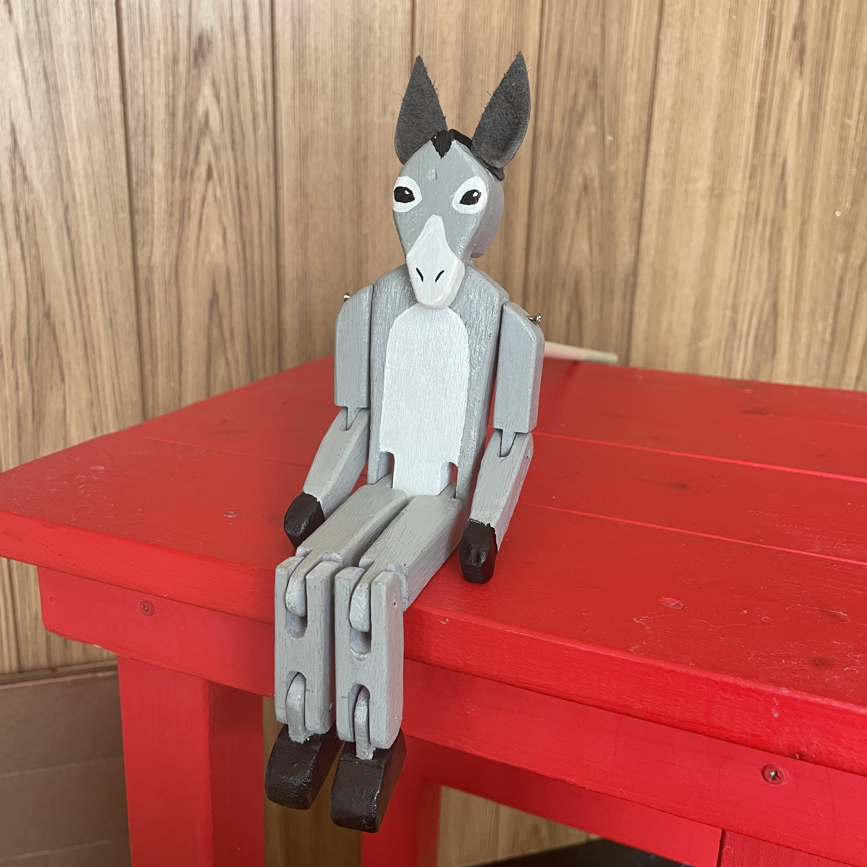 ロバのリンバージャック(棒&板付き)★受注生産★