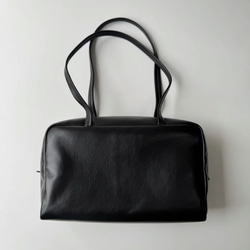 スモールボストン ブラック 本革製 ボストンバッグ ボストン