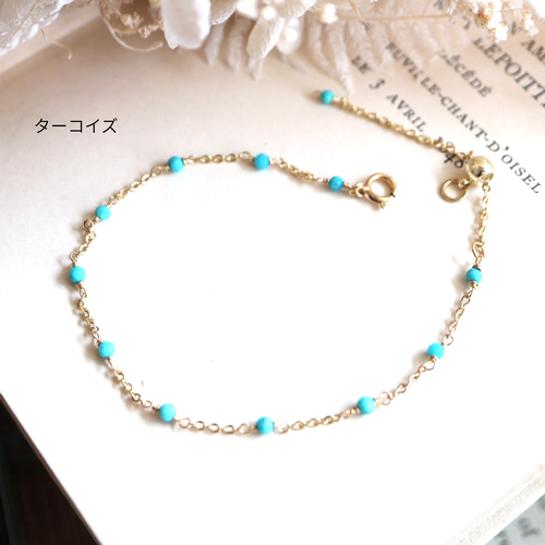 14kgf k14gf 極上♡プレシャスオパール　ブレスレット　天然石 14kgf☆天然石ピンクオパール ハート型ブレスレット | iichi