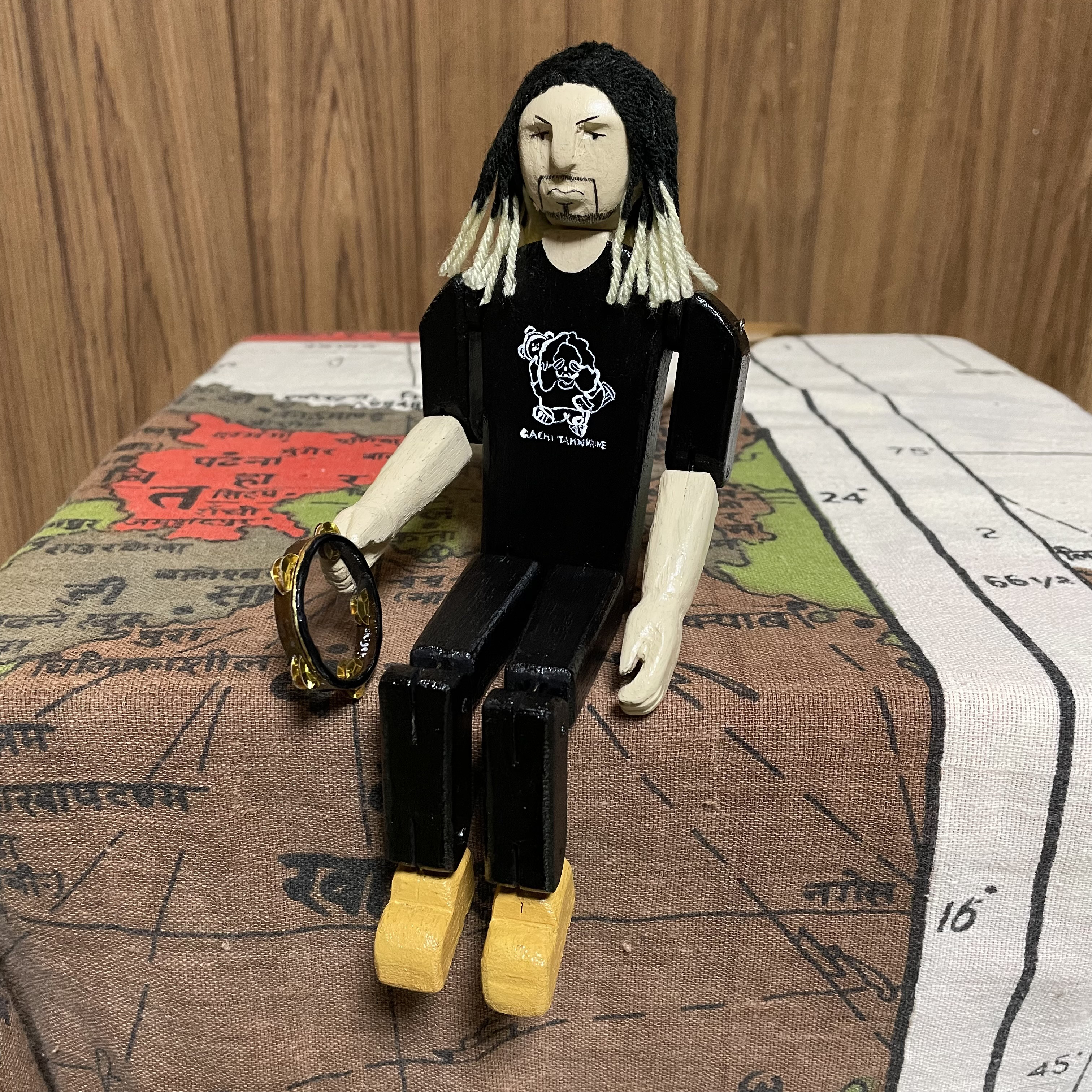 ガチタンバリン・大石竜輔モデルのリンバージャック(棒&板付き)★受注生産★