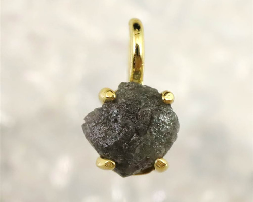天然 ブラック ダイヤモンド 原石 ペンダント 0.27g #54093 ペンダント